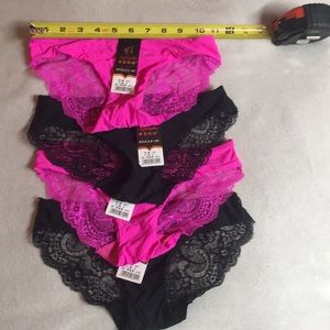 Bundle of 4. Bamboo hipster underwear.